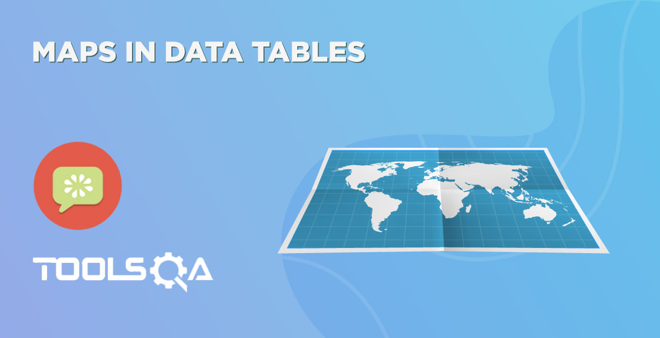 Maps in Data Tables