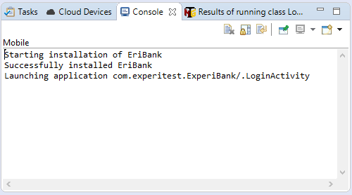 Install Mobile application in Eclipse 1