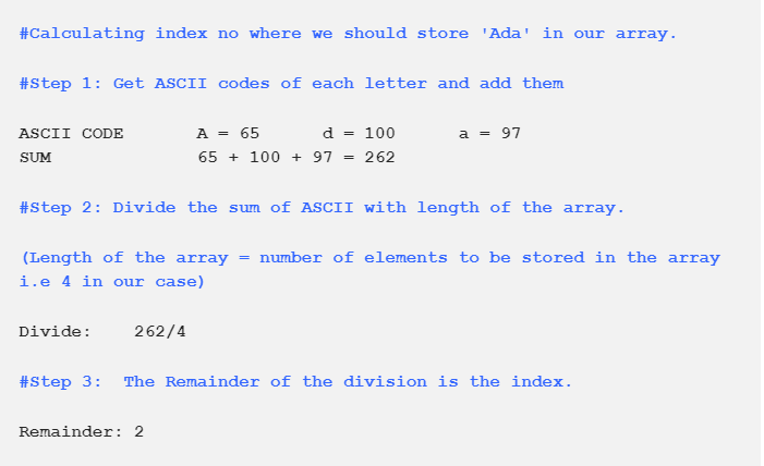 hash-function-calculation