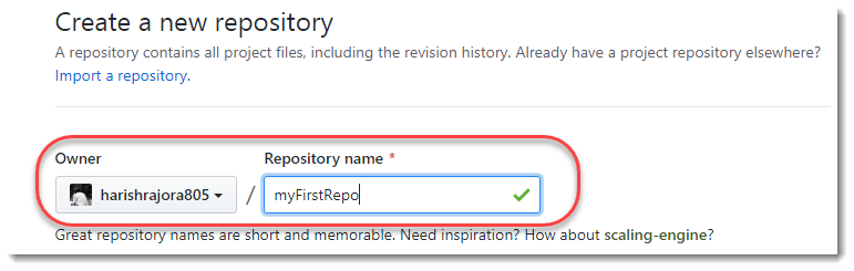 Create GitHub Repository - github_repo_name