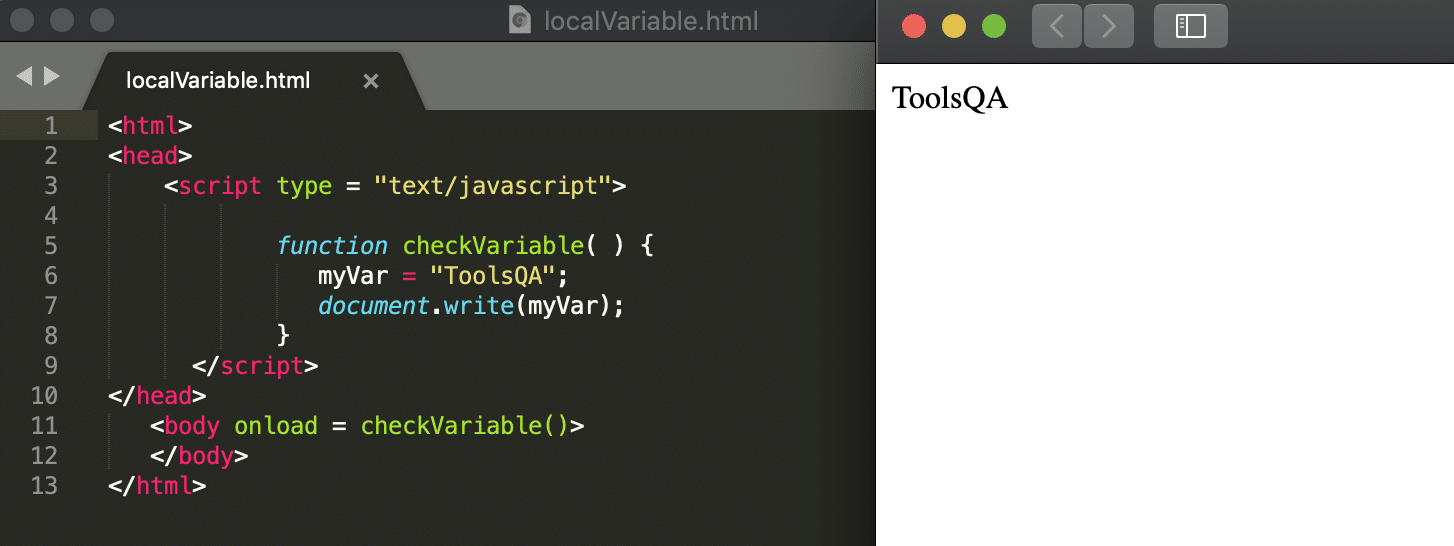  Local Variable