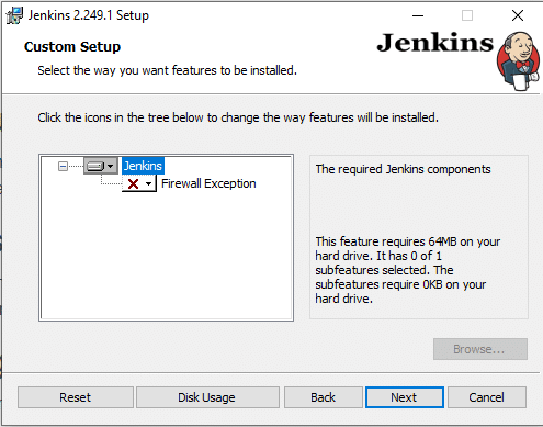 Services with jenkins