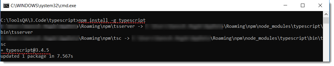 Install Typescript