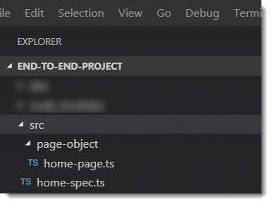 Project Structure in VS Code