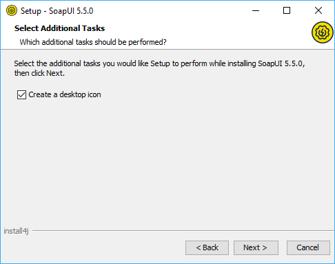 Desktop shortcut for SoapUI installation