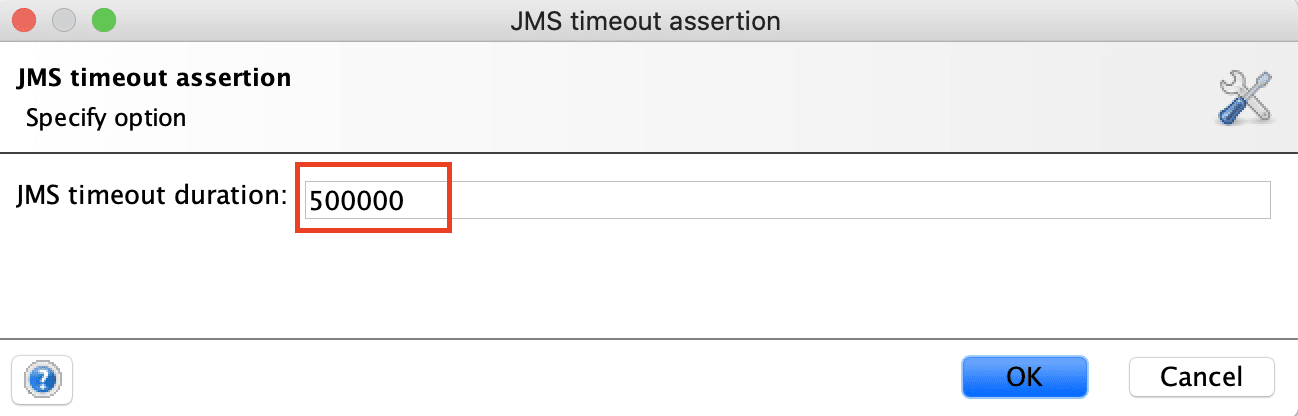 JMS assertion