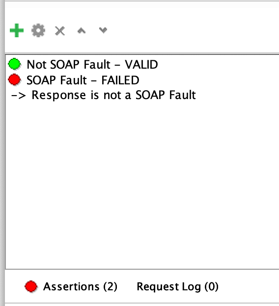SOAP Fault assertion failure