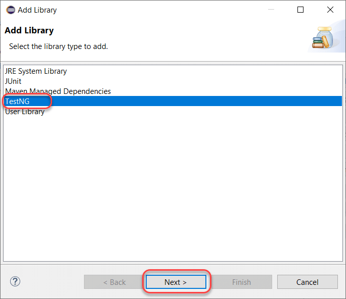 select testng library.png