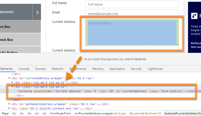 Locating Web Elements using Tag Name