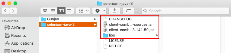 Selenium WebDriver Files on macOS